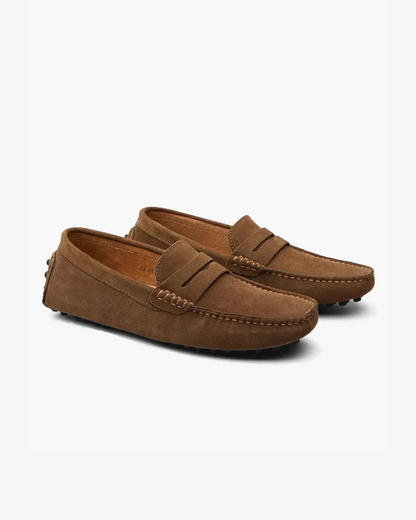 Aura d’Or Suede Yachting Loafers
