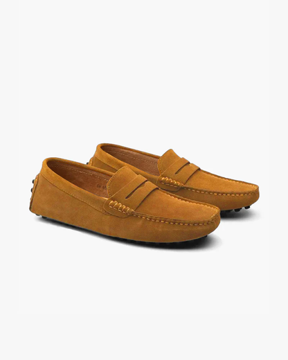 Aura d’Or Suede Yachting Loafers