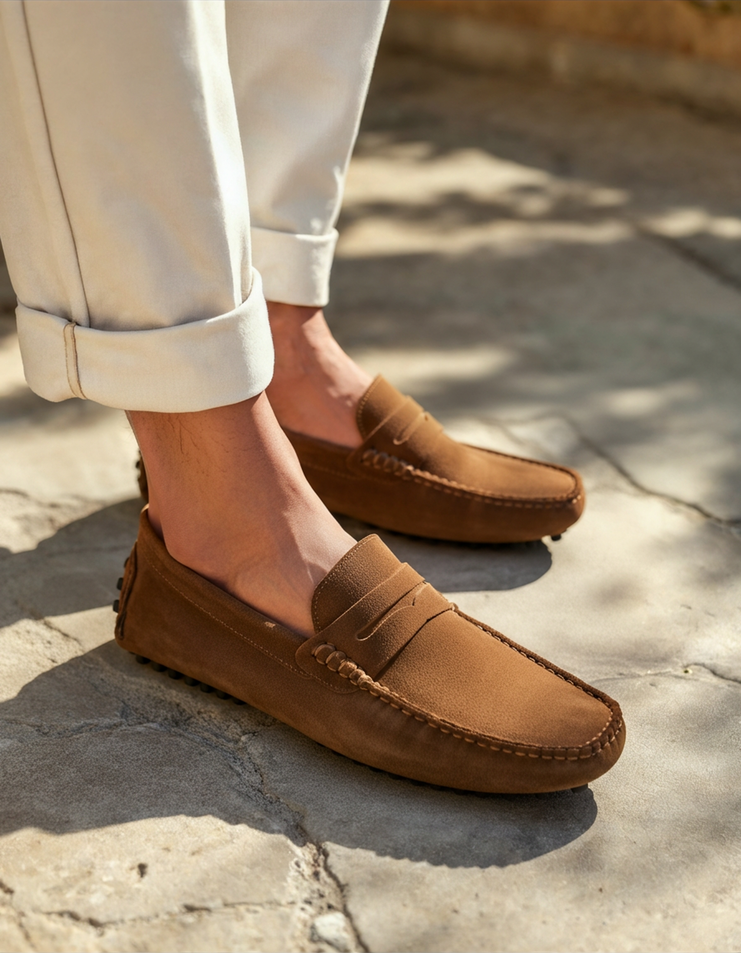 Aura d’Or Suede Yachting Loafers