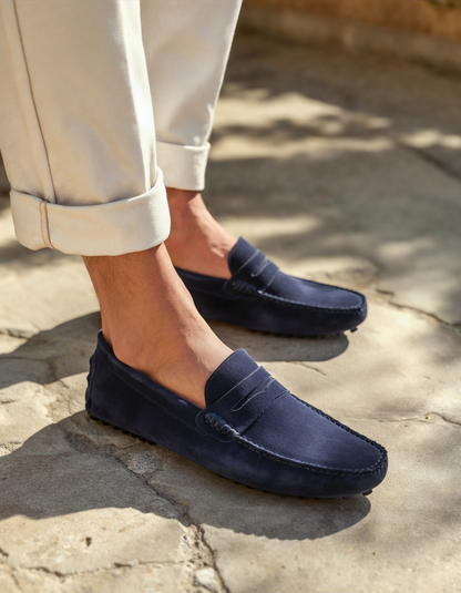 Aura d’Or Suede Yachting Loafers